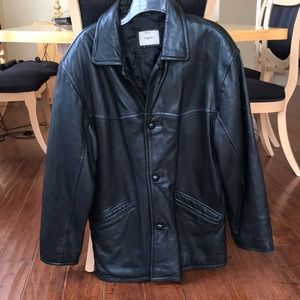 Cignal Men’s Leather Jacket